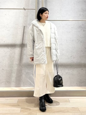 「ゼロかるシリーズ_LEPSIM」｜エムアイさん（レディース・162cm）の冬コーディネート