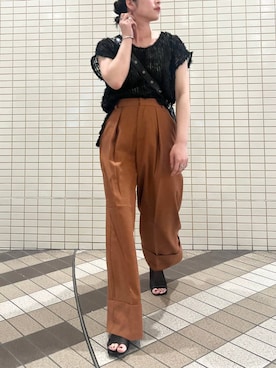 「LEPSIM（レプシィム）のアイテム」を使った、エムアイさん（レディース・162cm）の夏コーディネート