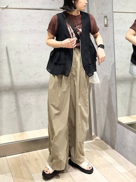 「女子会」｜エムアイさん（レディース・162cm）の夏コーディネート