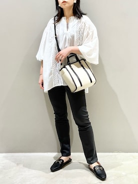 「レプシィム(LEPSIM)」｜「アイテム（ローファー）」を使った、エムアイさん（レディース・162cm）の夏コーディネート