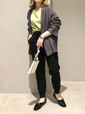 「レプシィム(LEPSIM)」｜「アイテム（その他アウター）」を使った、エムアイさん（レディース・162cm）の春コーディネート
