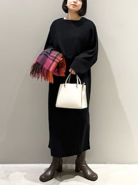 「レプシィム(LEPSIM)」｜「アイテム（ブーツ）」を使った、エムアイさん（レディース・162cm）の春コーディネート