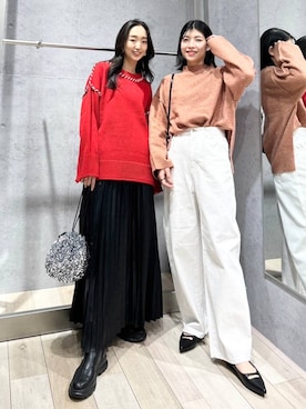 エムアイさん(レディース・162cm)の冬コーディネート