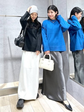 エムアイさん(レディース・162cm)の冬コーディネート