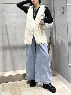 エムアイさん（レディース・162cm）の冬コーディネート