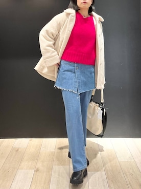 エムアイさん(レディース・162cm)の冬コーディネート