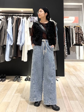 「アイテム（ヘアバンド）」を使った、エムアイさん（レディース・162cm）の秋コーディネート