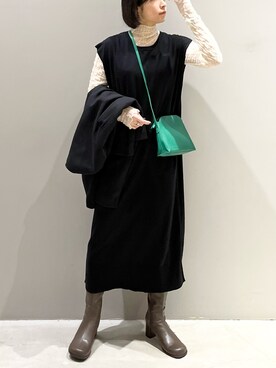 「レプシィム(LEPSIM)」｜「アイテム（ブーツ）」を使った、エムアイさん（レディース・162cm）の春コーディネート