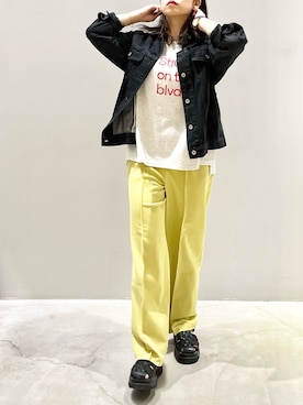「ハタラクパンツ」｜エムアイさん（レディース・162cm）の秋コーディネート