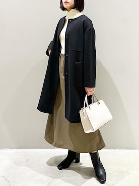 エムアイさん（レディース・162cm）の冬コーディネート