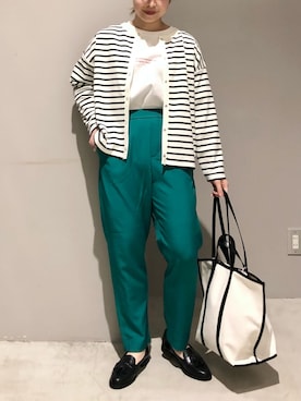 「レプシィム(LEPSIM)」｜「アイテム（ローファー）」を使った、エムアイさん（レディース・162cm）の春コーディネート