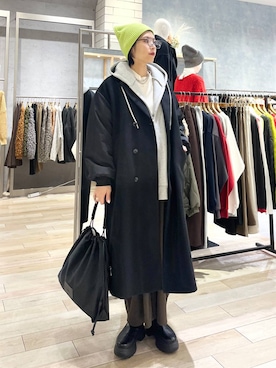 「おでかけ」｜エムアイさん（レディース・162cm）の冬コーディネート