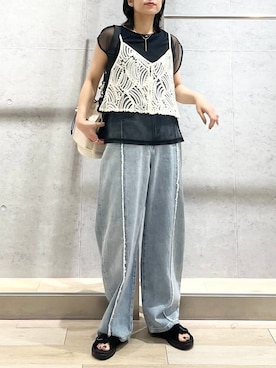 エムアイさん(レディース・162cm)の夏コーディネート