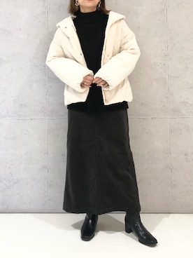 エムアイさん（レディース・162cm）の冬コーディネート