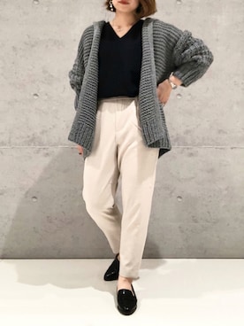 「ハタラクパンツ」｜エムアイさん（レディース・162cm）の秋コーディネート