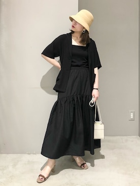 「レプシィム(LEPSIM)」｜「アイテム（その他アウター）」を使った、エムアイさん（レディース・162cm）の春コーディネート