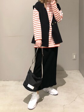 「レプシィム(LEPSIM)」｜「アイテム（その他アウター）」を使った、エムアイさん（レディース・162cm）の春コーディネート