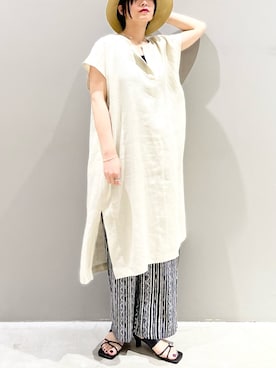 「レプシィム(LEPSIM)」｜「アイテム（ワンピース/ドレス）」を使った、エムアイさん（レディース・162cm）の夏コーディネート