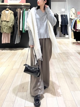 エムアイさん(レディース・162cm)の冬コーディネート