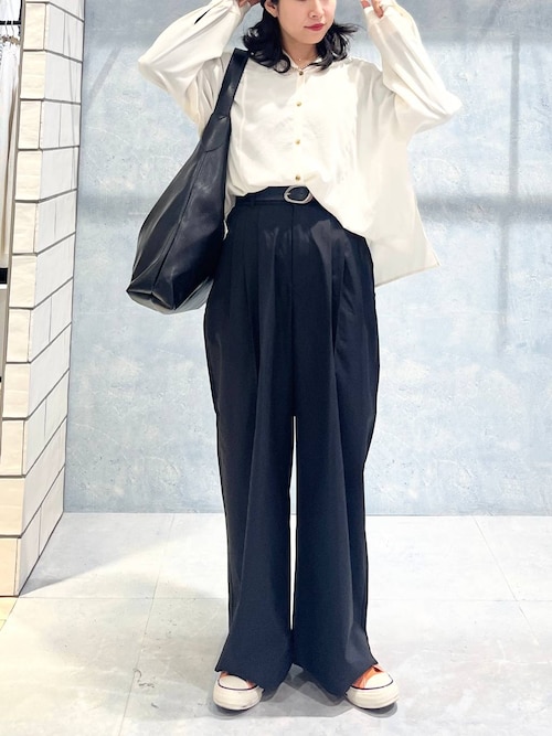 Mi✴︎ページ LEPSIM（レプシィム） パンツ 3タックデザインパンツ 322133