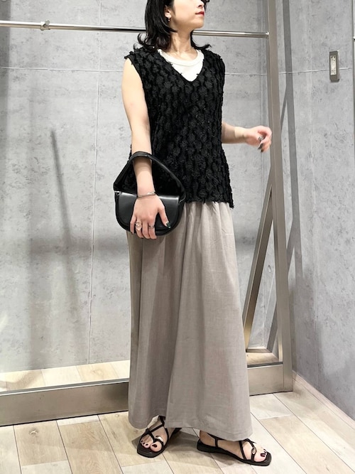 スラックスギャザーWフレアパンツ 290494（その他パンツ