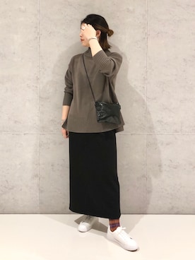 エムアイさん（レディース・162cm）の冬コーディネート