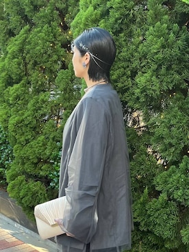 「LEPSIM」｜「アイテム（つなぎ/オールインワン）」を使った、エムアイさん（レディース・162cm）の冬コーディネート