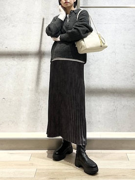 エムアイさん（レディース・162cm）の冬コーディネート