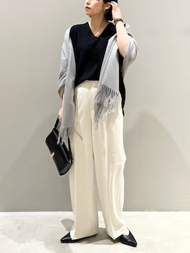 「レプシィム(LEPSIM)」｜「アイテム（パンプス）」を使った、エムアイさん（レディース・162cm）の冬コーディネート