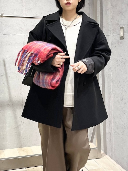 セール】ウーリーダブルミドルコート 498550（その他アウター