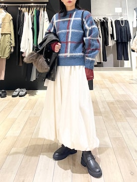 エムアイさん(レディース・162cm)の冬コーディネート