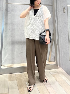 「バッグ」｜エムアイさん（レディース・162cm）の夏コーディネート