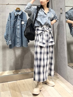 エムアイさん(レディース・162cm)の冬コーディネート