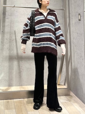 「アイテム（マタニティウェア/グッズ）」を使った、エムアイさん（レディース・162cm）の秋コーディネート