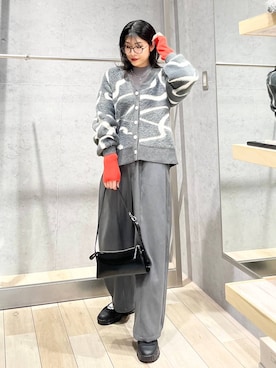 エムアイさん(レディース・162cm)の冬コーディネート