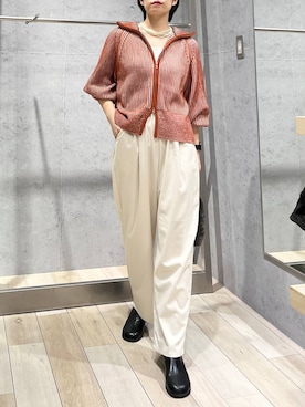 「LEPSIM（レプシィム）のアイテム」を使った、エムアイさん（レディース・162cm）の秋コーディネート