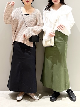 「レプシィム(LEPSIM)」｜「アイテム（パンプス）」を使った、エムアイさん（レディース・162cm）の冬コーディネート