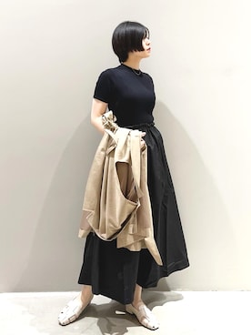 「レプシィム(LEPSIM)」｜「アイテム（ワンピース/ドレス）」を使った、エムアイさん（レディース・162cm）の春コーディネート