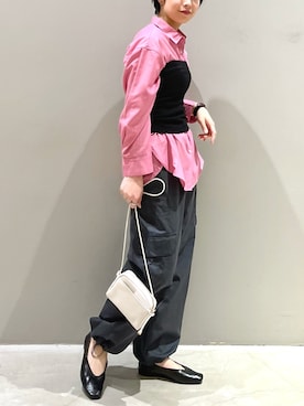 「レプシィム(LEPSIM)」｜「アイテム（パンプス）」を使った、エムアイさん（レディース・162cm）の春コーディネート