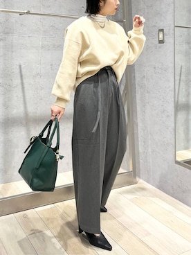 「重ね着ベストシーズン」｜「アイテム（パンプス）」を使った、エムアイさん（レディース・162cm）の秋コーディネート