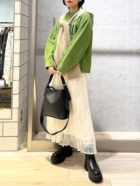 「おでかけ」｜エムアイさん（レディース・162cm）の秋コーディネート