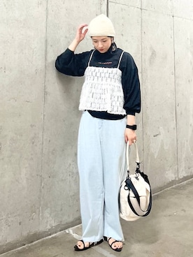 エムアイさん（レディース・162cm）の夏コーディネート