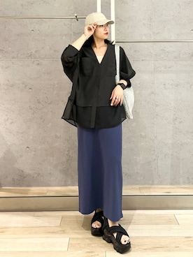 エムアイさん(レディース・162cm)の夏コーディネート