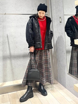 エムアイさん（レディース・162cm）の冬コーディネート