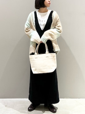 「レプシィム(LEPSIM)」｜「アイテム（ブーツ）」を使った、エムアイさん（レディース・162cm）の冬コーディネート