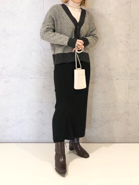 エムアイさん（レディース・162cm）の冬コーディネート