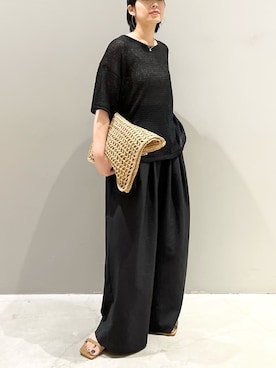 「レプシィム(LEPSIM)」｜「アイテム（トートバッグ）」を使った、エムアイさん（レディース・162cm）の夏コーディネート
