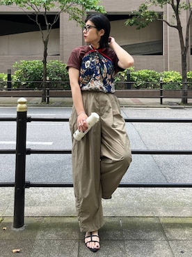 「LEPSIM」｜「アイテム（財布/小物）」を使った、エムアイさん（レディース・162cm）の夏コーディネート