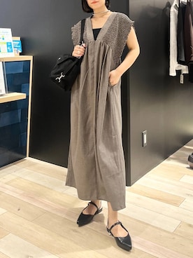 「アイテム（ママ＆ベビー）」を使った、エムアイさん（レディース・162cm）の秋コーディネート