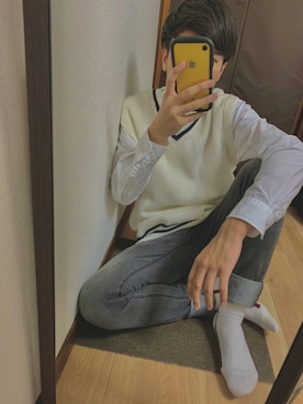 「Calvin Klein」｜あでぃさん（メンズ・168cm・20代）の秋コーディネート